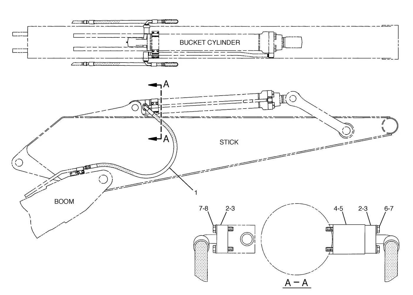 325D · HYDRAULIC SYSTEM · 196-0536 CAT parts diagram