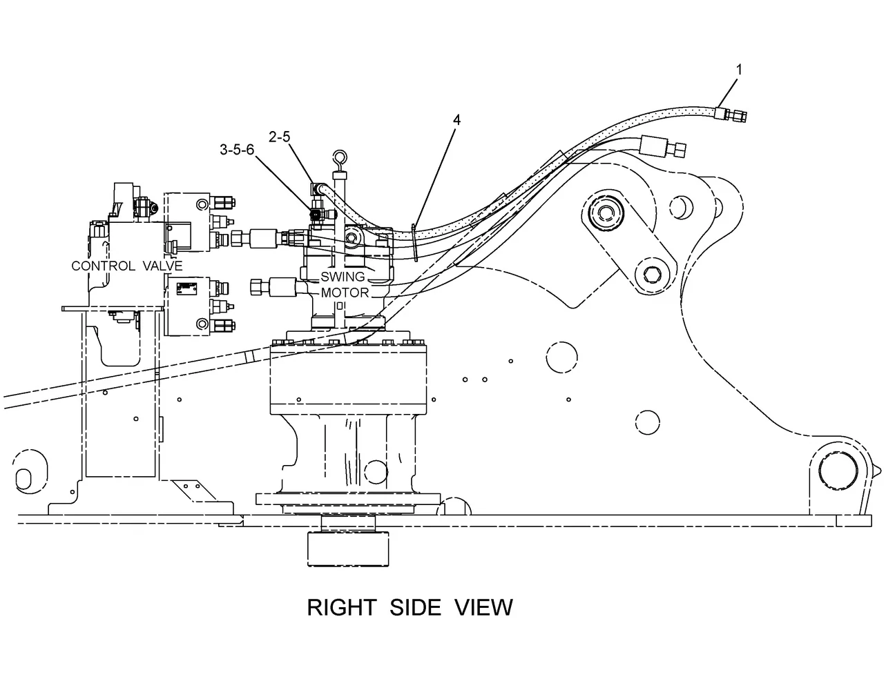 325D · HYDRAULIC SYSTEM · 255-1767 CAT parts diagram