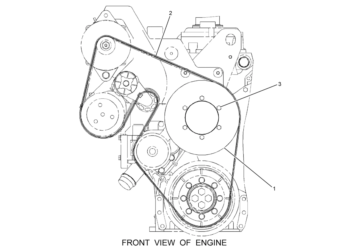 325D · BASIC ENGINE · 263-1848 CAT parts diagram