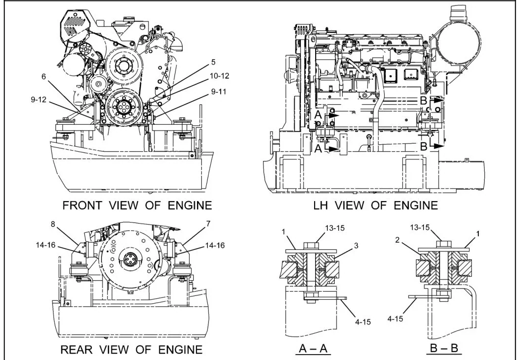 325D 9X8257 parts diagram