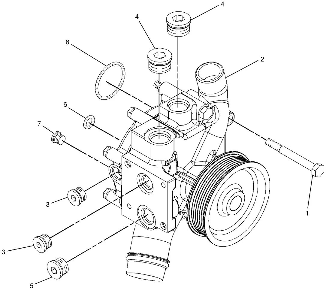 325D · COOLING SYSTEM · 177-9823 CAT parts diagram