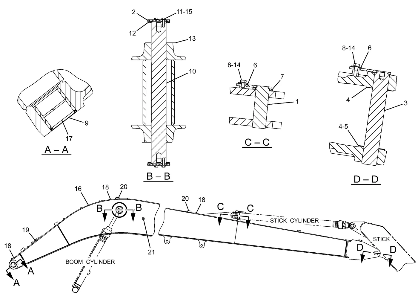 325D 7Y6620 parts diagram