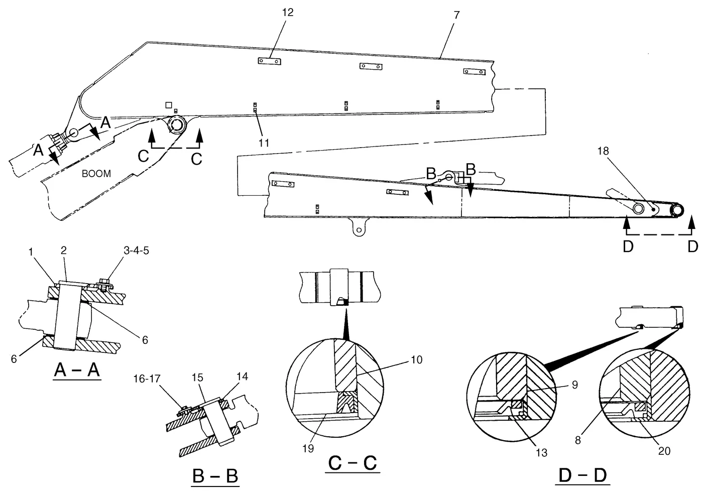 325D · IMPLEMENTS · 216-6599 CAT parts diagram