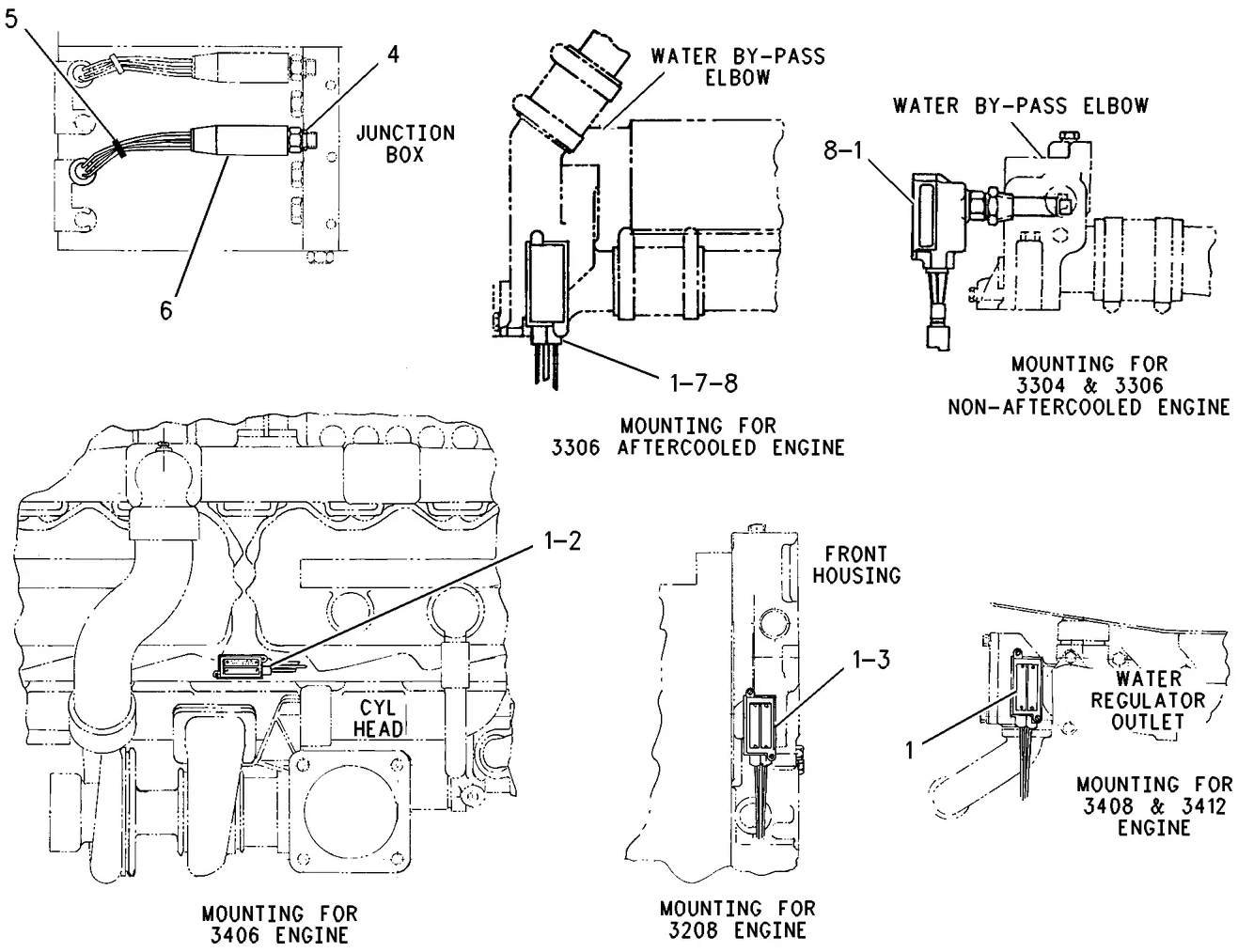 3306 · ELECTRICAL AND STARTING SYSTEM · 162-0782 CAT parts diagram