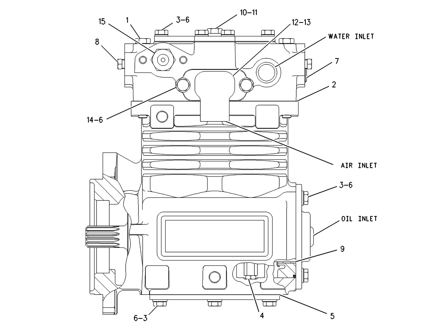 3306 · BASIC ENGINE · 110-5765 CAT parts diagram