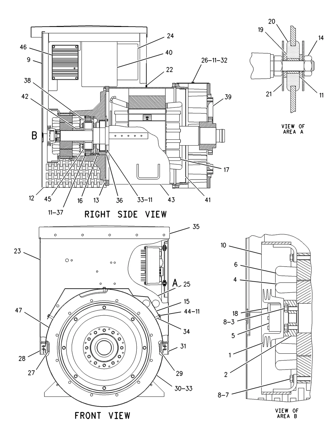 3306 8P7065 parts diagram