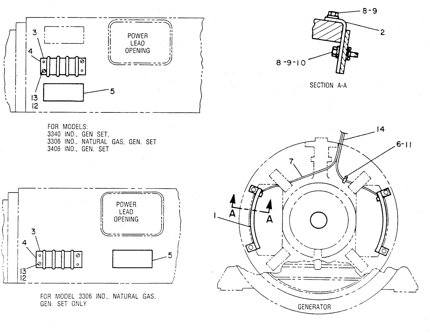 3306 7C0552 parts diagram
