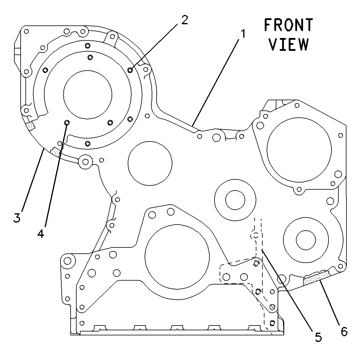 3306 5M6214 parts diagram