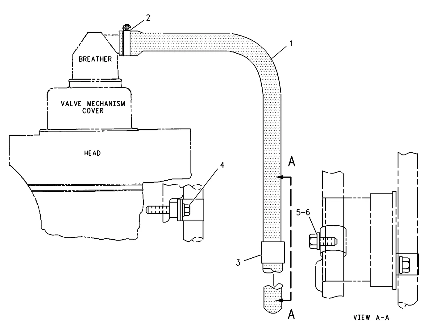 3306 · LUBRICATION SYSTEM · 154-3891 CAT parts diagram