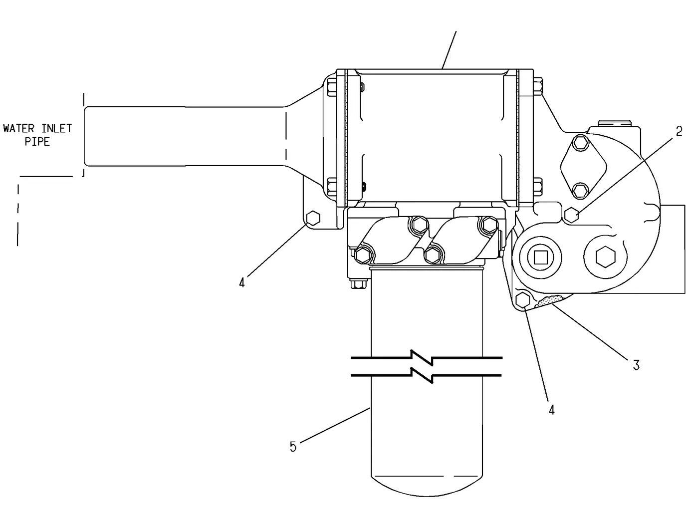 3306 · COOLING SYSTEM · 360-2740 CAT parts diagram