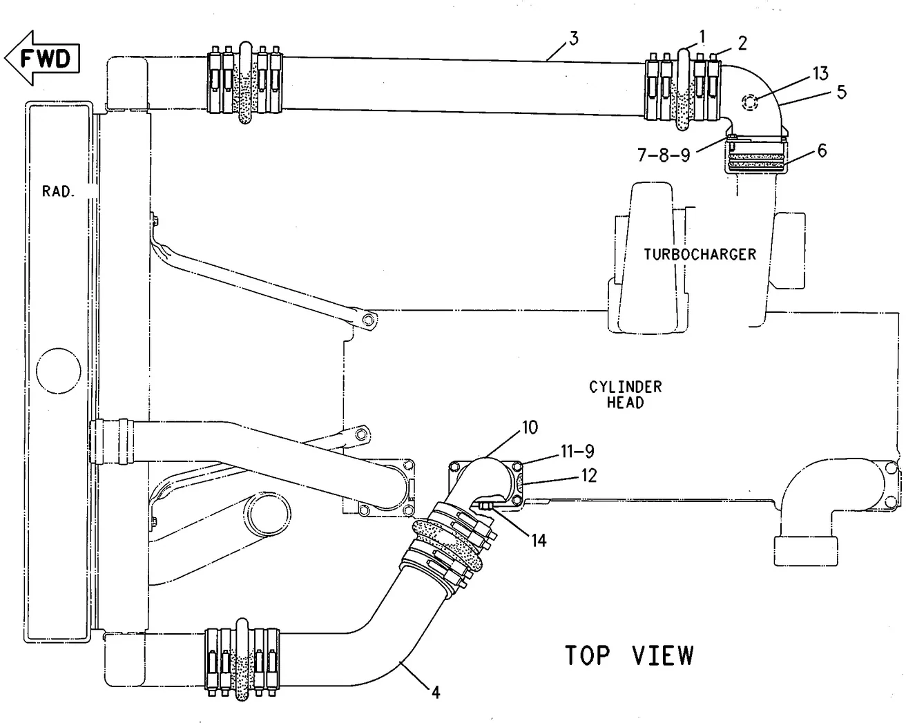 3306 · AIR INLET AND EXHAUST SYSTEM · 183-8575 CAT parts diagram