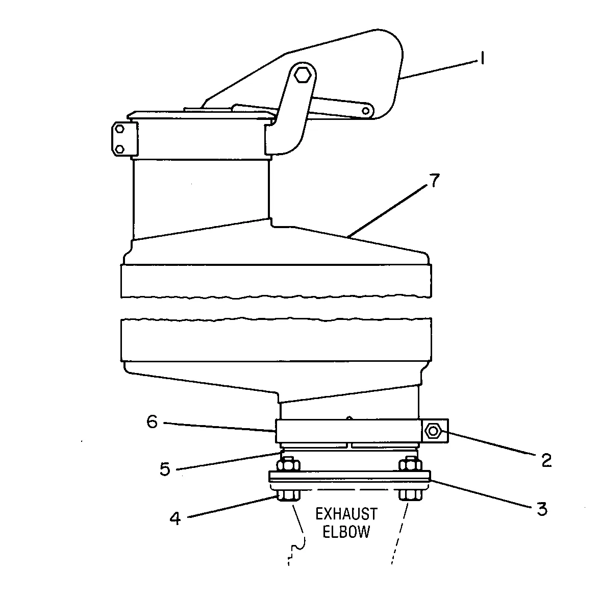 3306 · AIR INLET AND EXHAUST SYSTEM · 030-7951 CAT parts diagram
