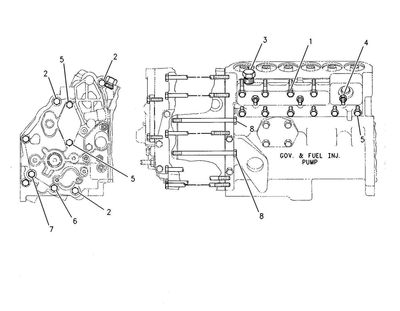 3306 · FUEL SYSTEM · 131-5455 CAT parts diagram