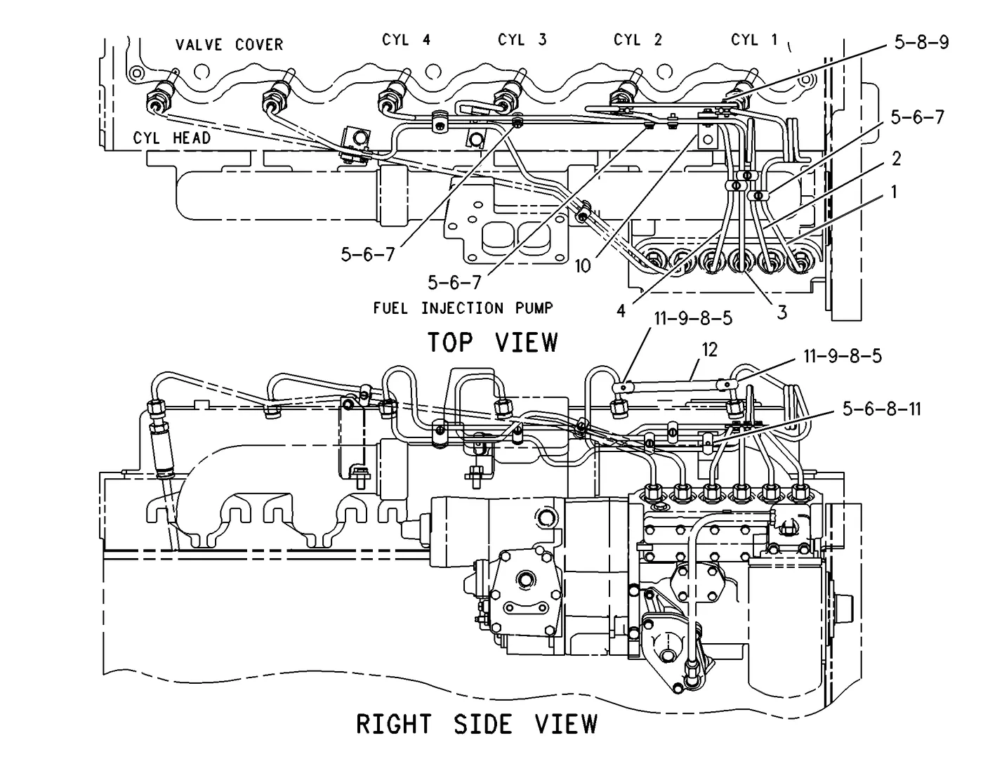 3306 · FUEL SYSTEM · 104-4253