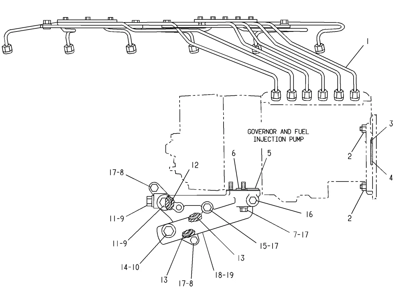 3306 · FUEL SYSTEM · 122-9405 CAT parts diagram