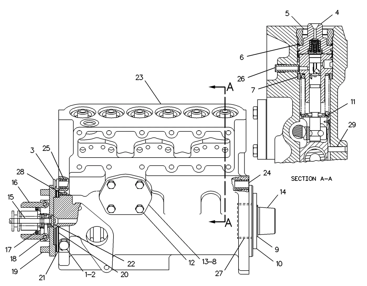 3306 · FUEL SYSTEM · 108-4827 CAT parts diagram