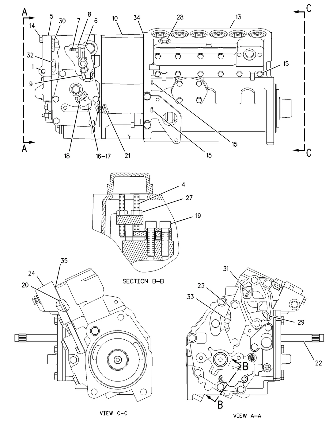 3306 · FUEL SYSTEM · 108-4825 CAT parts diagram