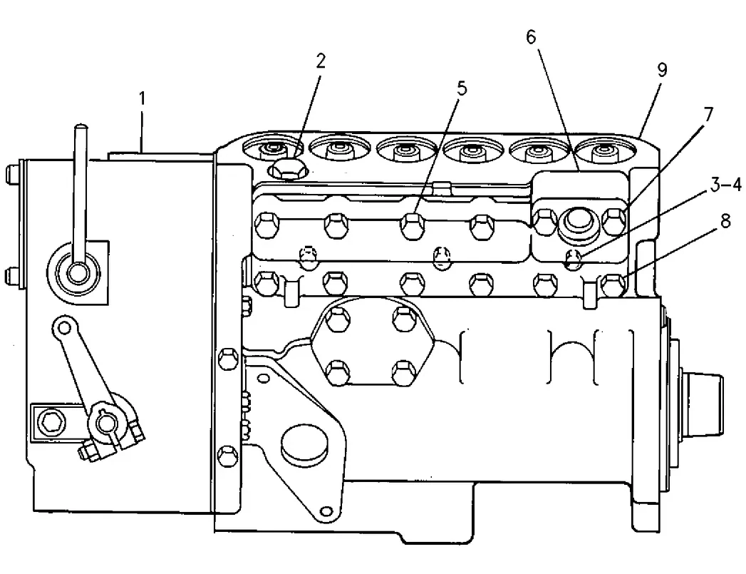 3306 · FUEL SYSTEM · 033-5879 CAT parts diagram