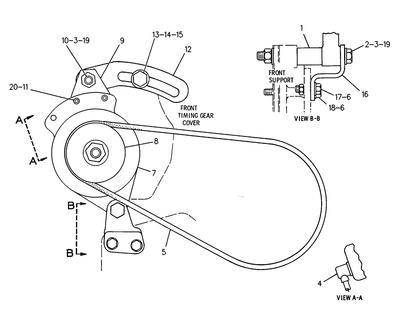 3306 8L9661 parts diagram