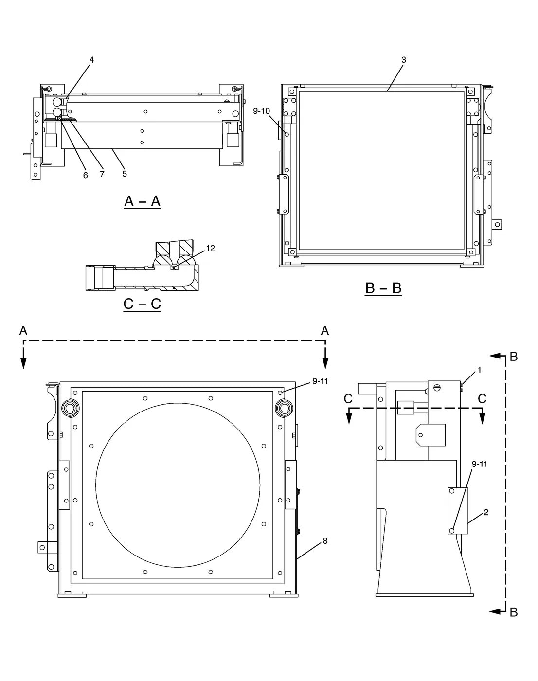 330C · COOLING SYSTEM · 265-3569 CAT parts diagram