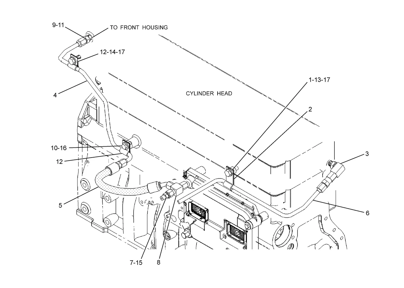 330C · FUEL SYSTEM · 190-5383 CAT parts diagram