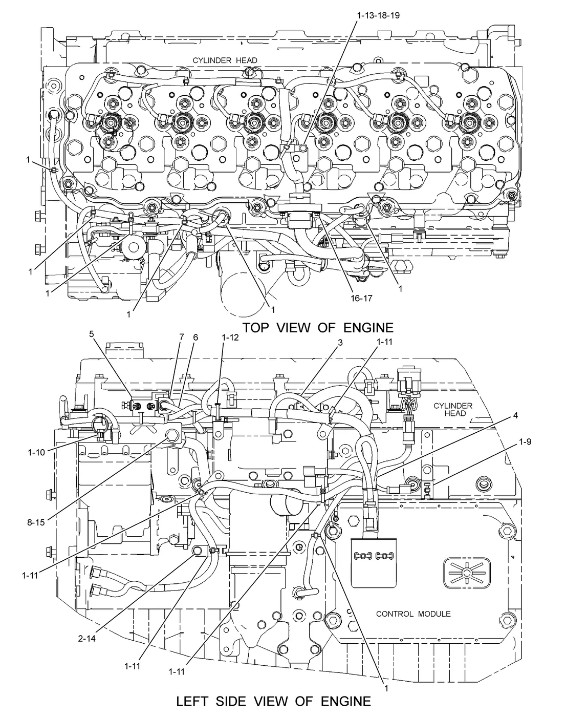 330C · ELECTRICAL AND STARTING SYSTEM · 204-3604 CAT parts diagram