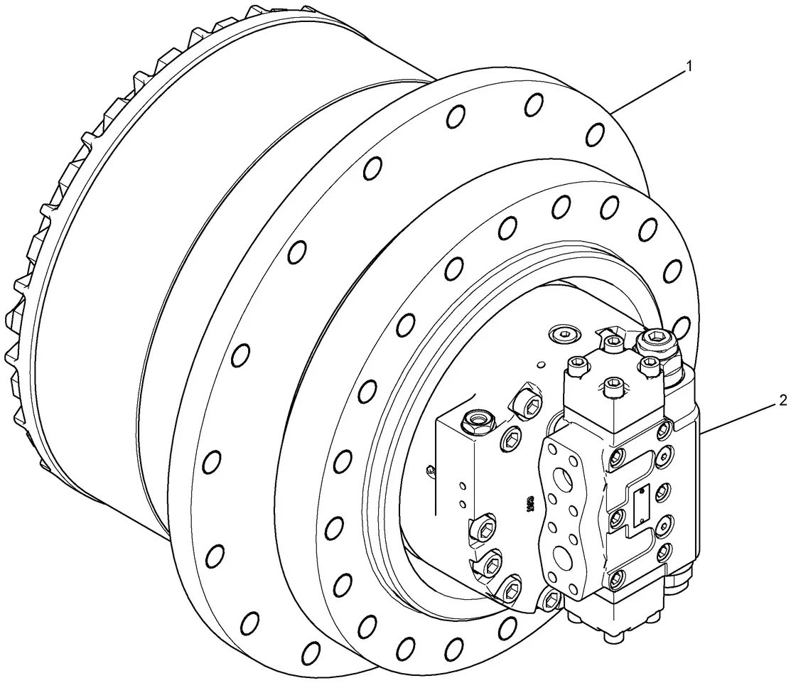 330C · POWER TRAIN · 227-6188 CAT parts diagram