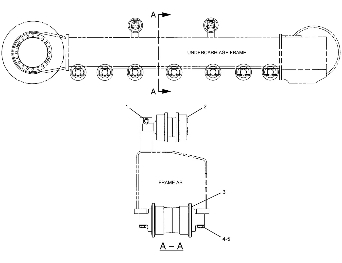 330C · FRAME AND BODY · 115-6347 CAT parts diagram
