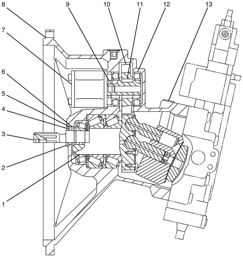 330C · HYDRAULIC SYSTEM · 204-2697 CAT parts diagram