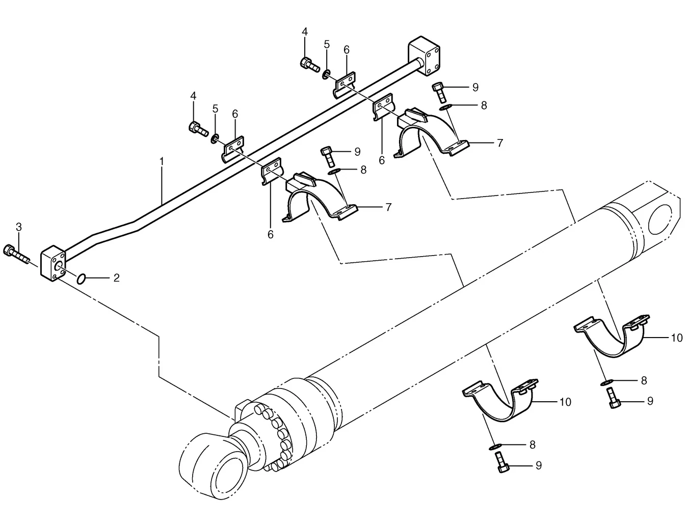 330C · HYDRAULIC SYSTEM · 115-8694 CAT parts diagram