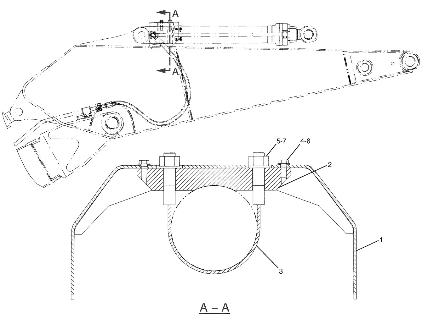 330C · HYDRAULIC SYSTEM · 126-2123 CAT parts diagram