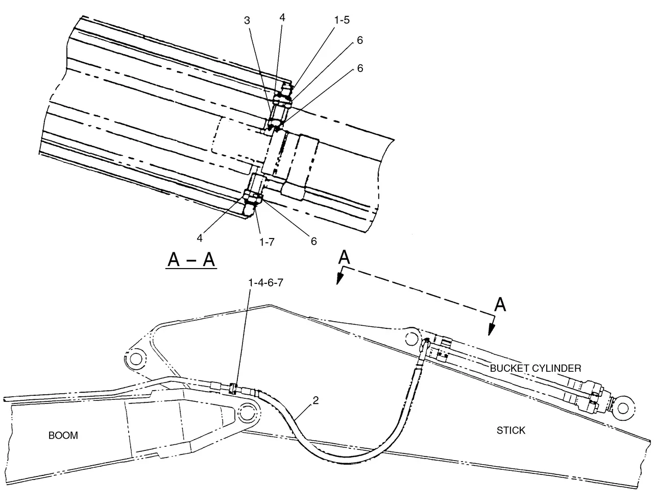 330C · HYDRAULIC SYSTEM · 113-6851 CAT parts diagram