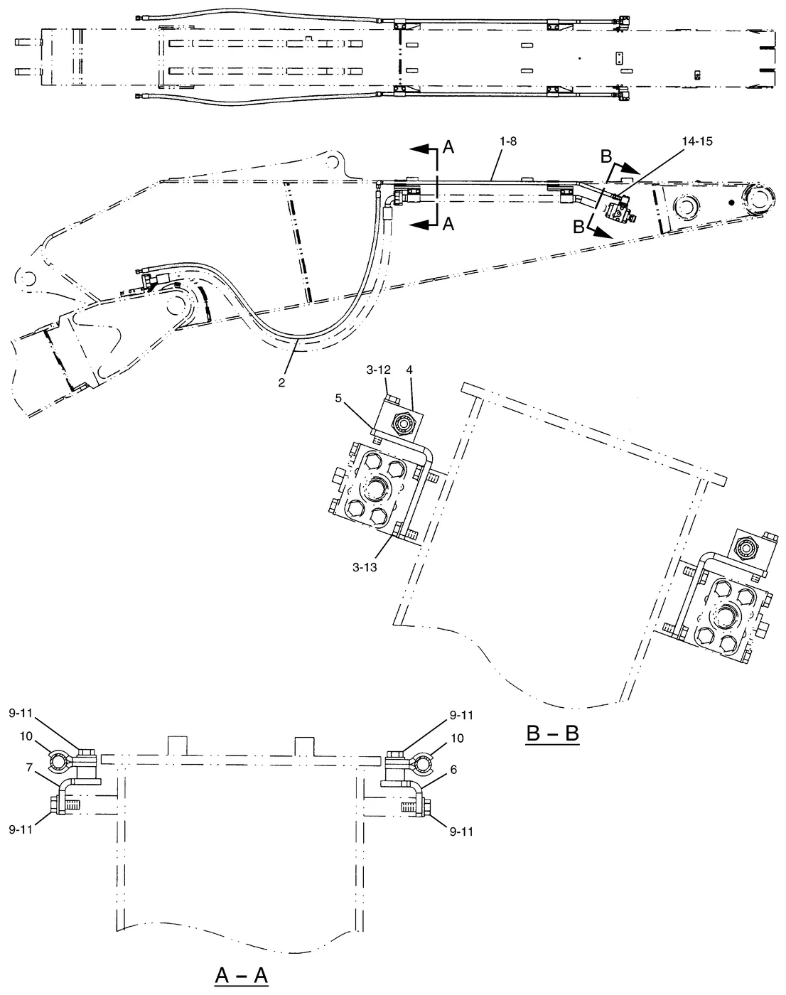330C · HYDRAULIC SYSTEM · 193-6392 CAT parts diagram