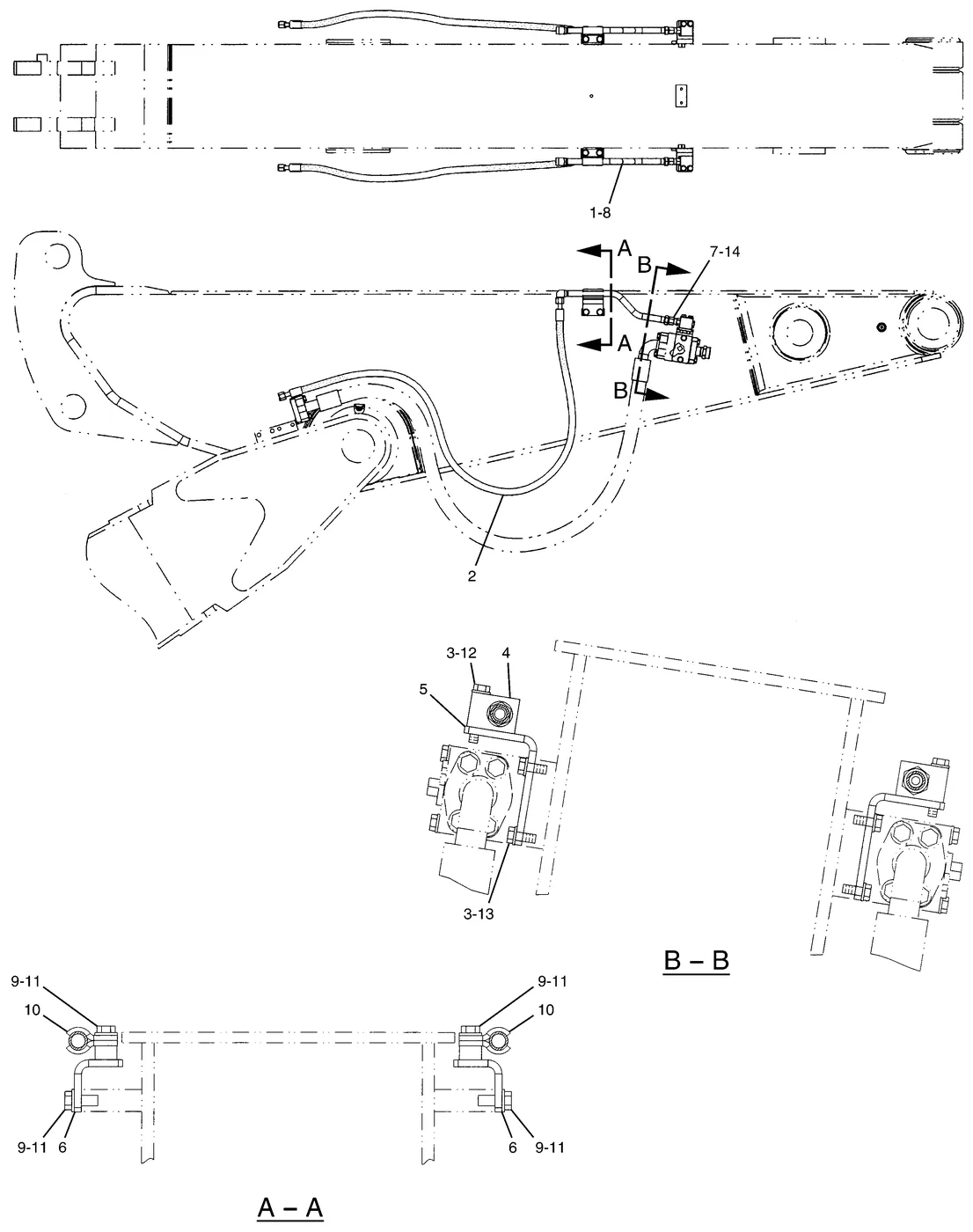 330C · HYDRAULIC SYSTEM · 193-6410 CAT parts diagram