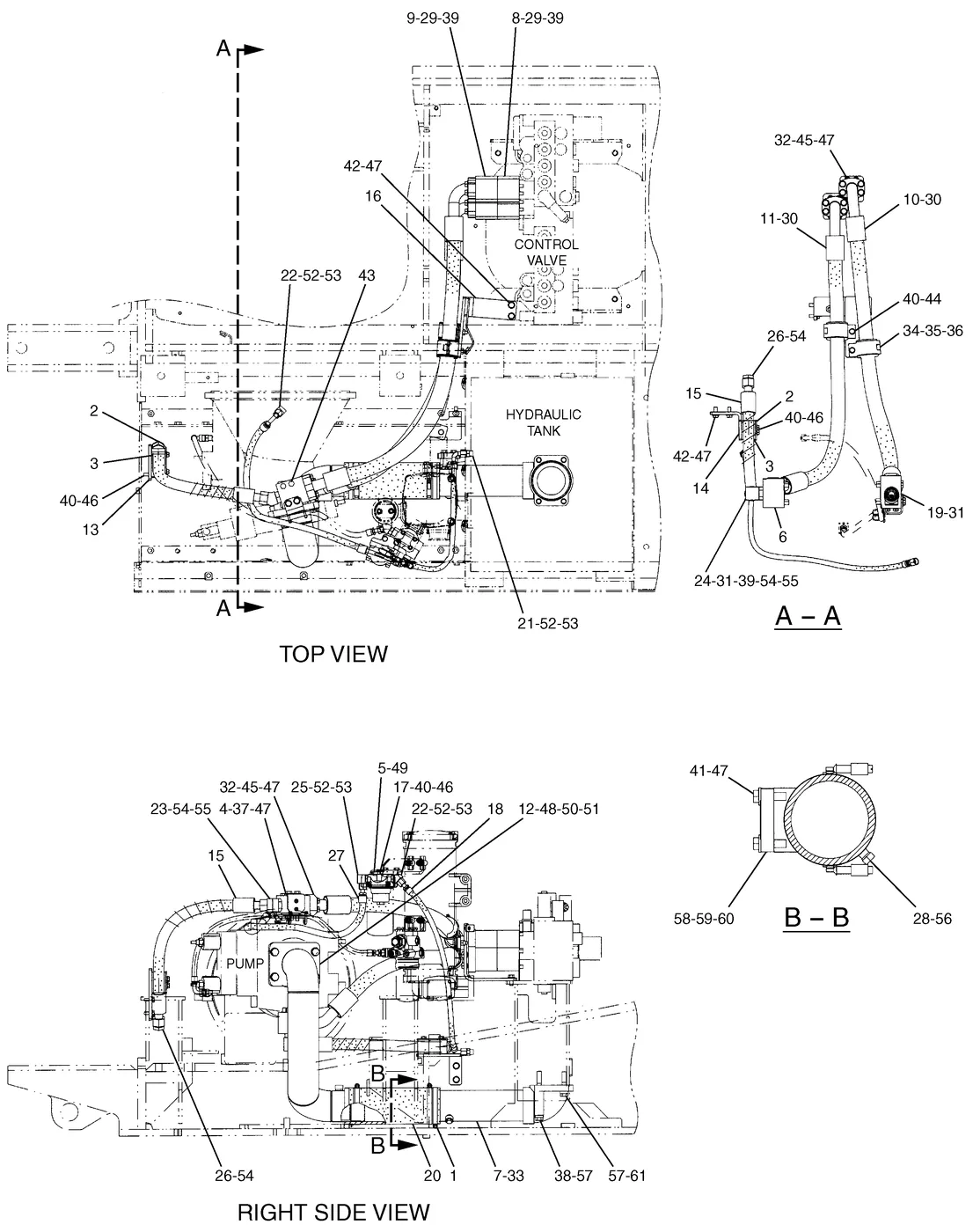 330C · HYDRAULIC SYSTEM · 192-6850 CAT parts diagram