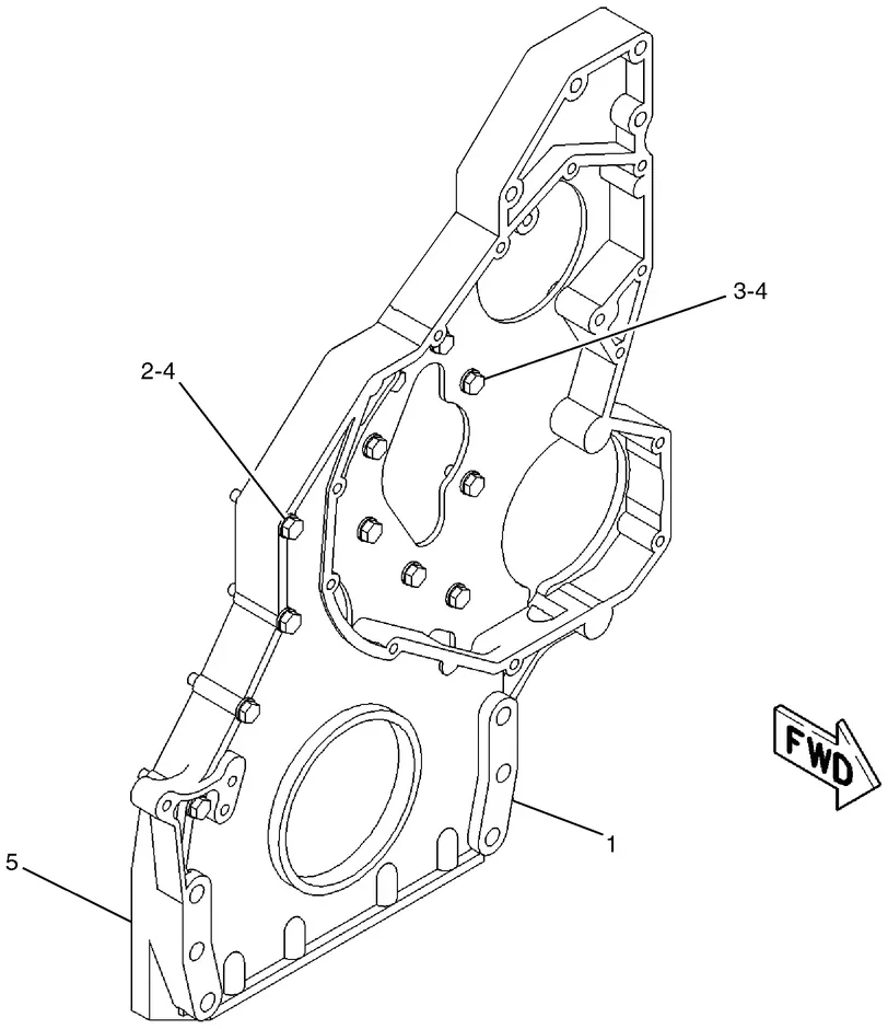 330C · BASIC ENGINE · 165-4446 CAT parts diagram