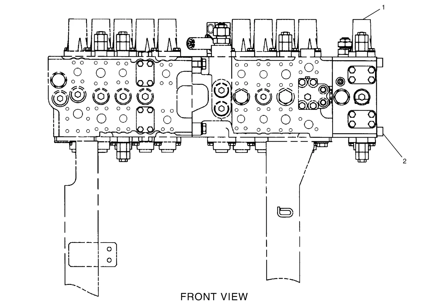 330C · HYDRAULIC SYSTEM · 202-7190 CAT parts diagram