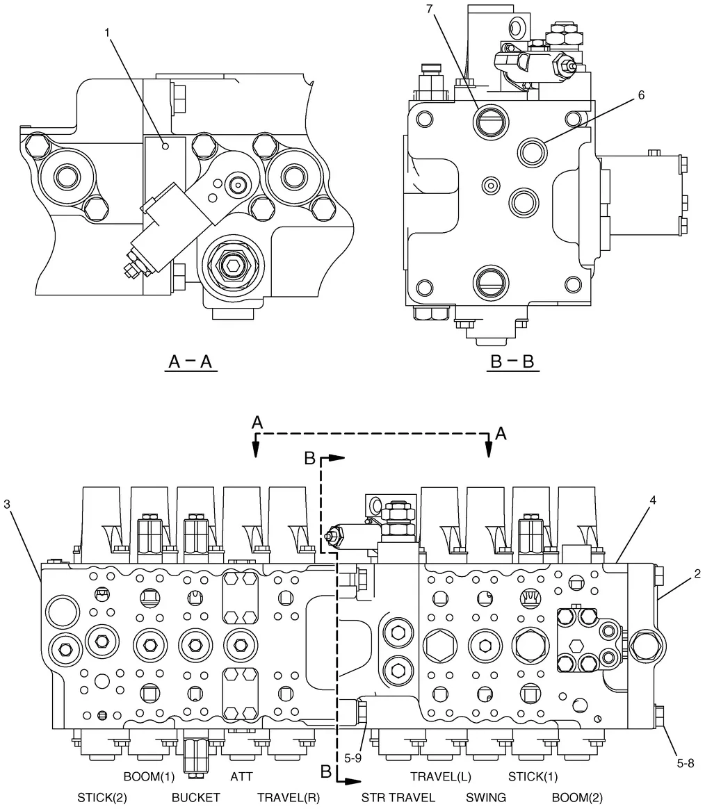 330C · HYDRAULIC SYSTEM · 236-6381 CAT parts diagram