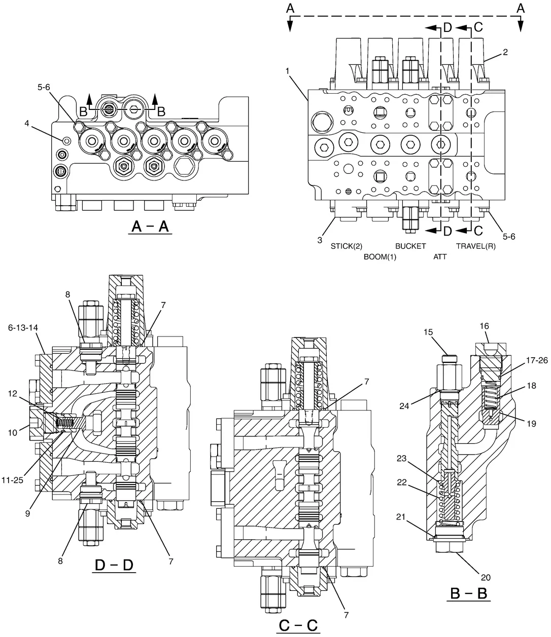 330C · HYDRAULIC SYSTEM · 258-0291 CAT parts diagram