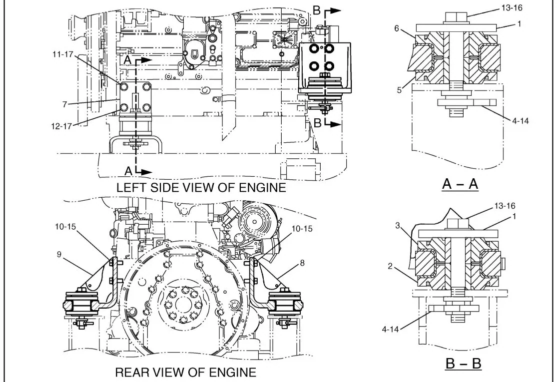 330C 9X8257 parts diagram