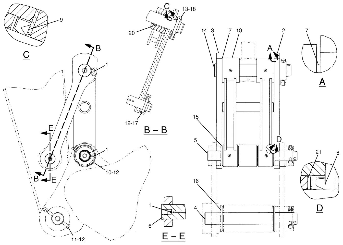 330C · IMPLEMENTS · 201-2826 CAT parts diagram