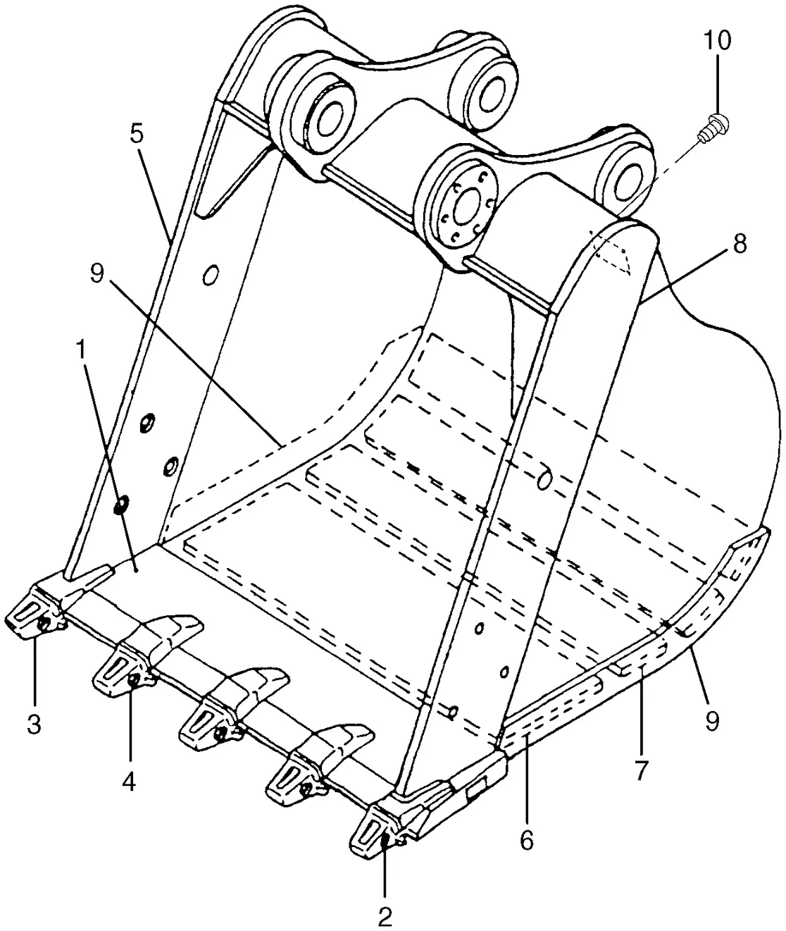 330C · IMPLEMENTS · 193-4947 CAT parts diagram