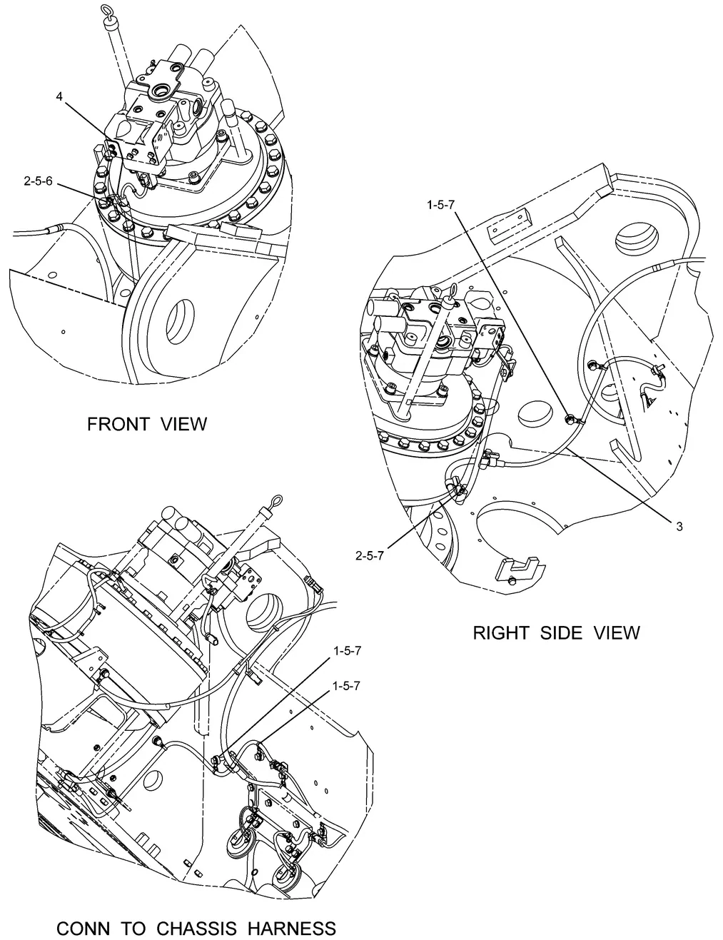 330D · ELECTRICAL AND STARTING SYSTEM · 238-1568 CAT parts diagram