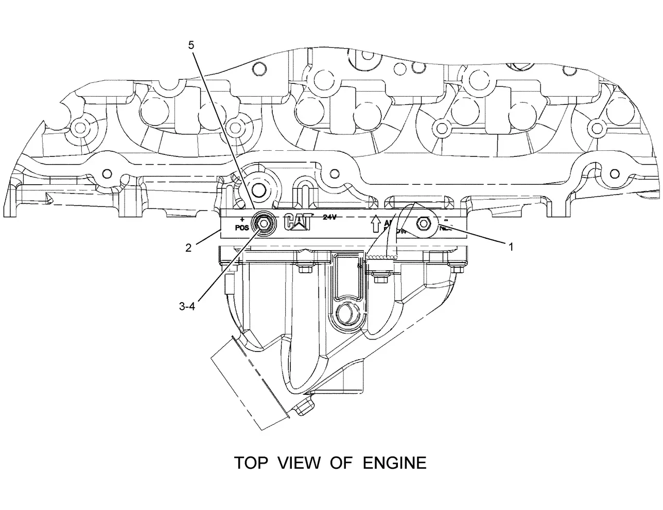330D · ELECTRICAL AND STARTING SYSTEM · 238-3215 CAT parts diagram
