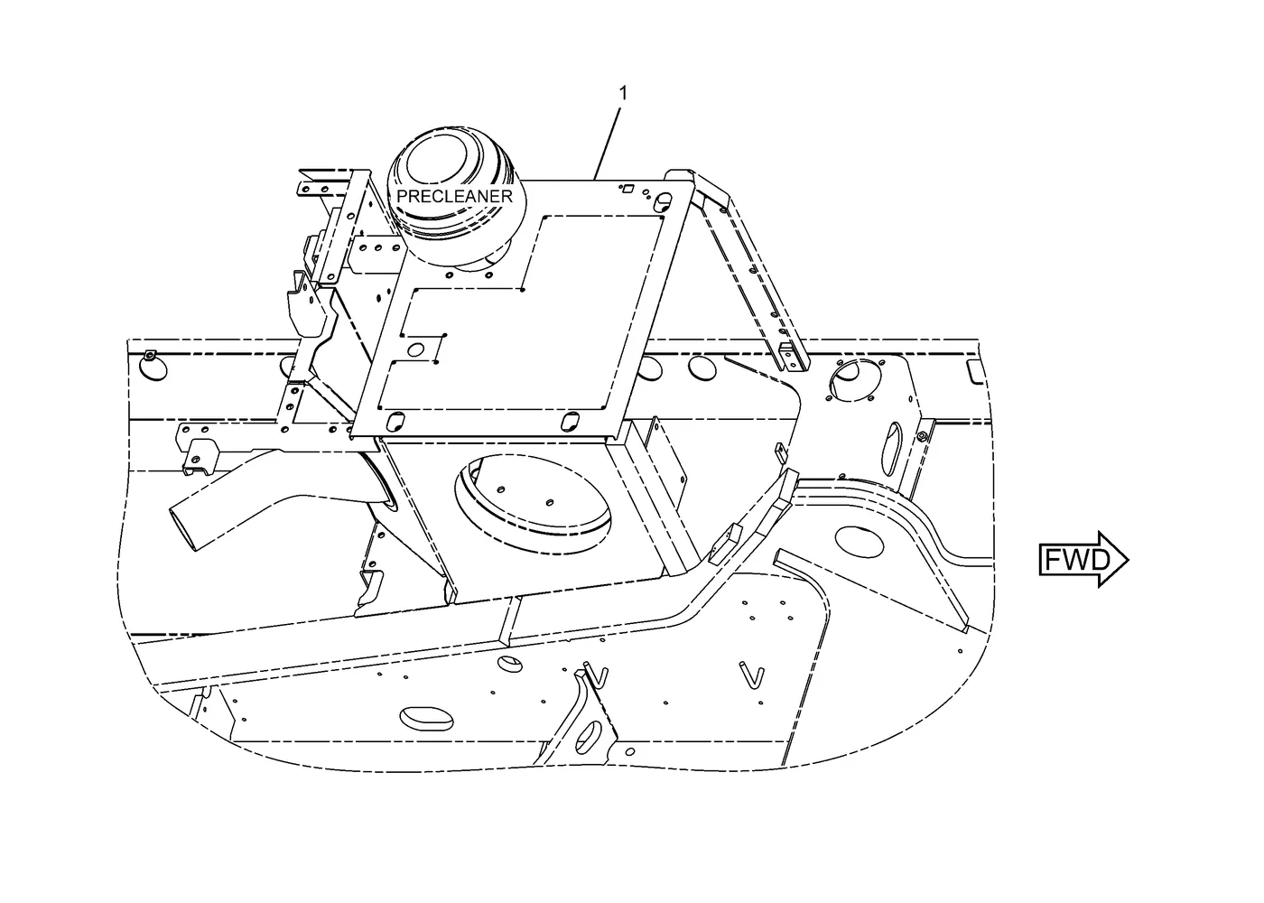 330D · FRAME AND BODY · 262-2595 CAT parts diagram