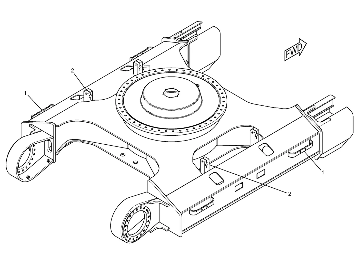 330D · FRAME AND BODY · 239-4320 CAT parts diagram