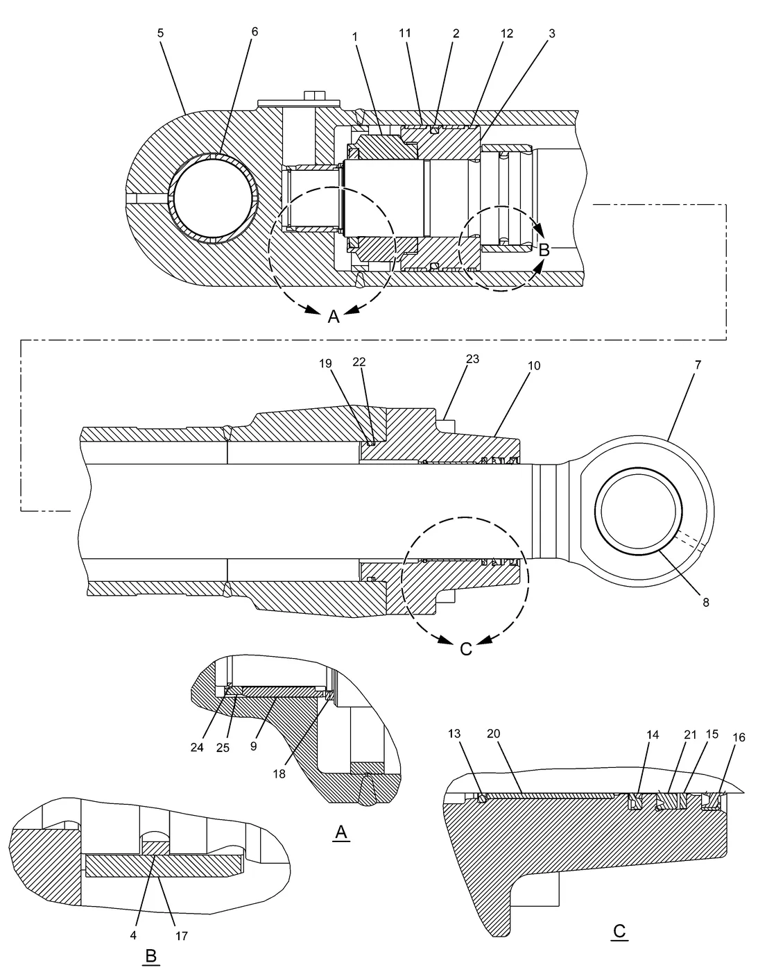 330D · HYDRAULIC SYSTEM · 283-6188 CAT parts diagram