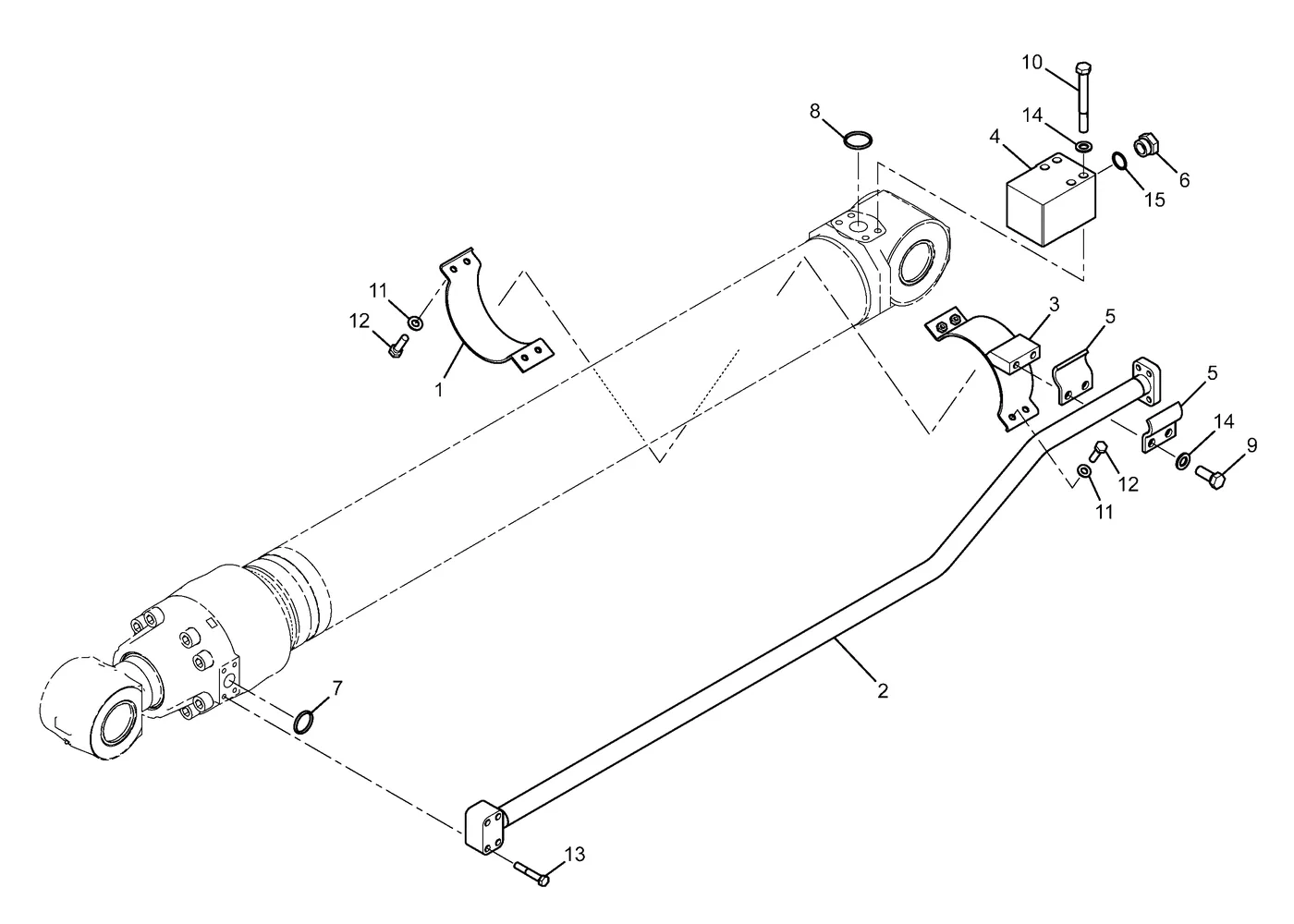 330D · HYDRAULIC SYSTEM · 239-1632 CAT parts diagram
