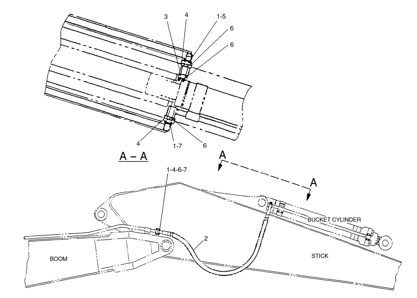 330D · HYDRAULIC SYSTEM · 113-6851 CAT parts diagram