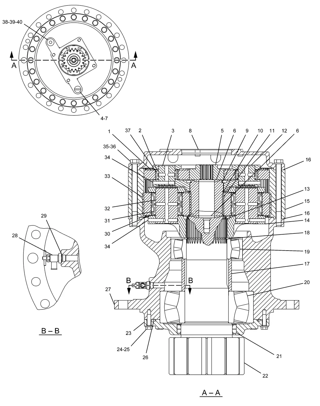 330D · HYDRAULIC SYSTEM · 271-6376 CAT parts diagram